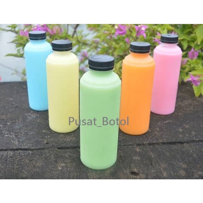 Botol plastik 250 ml. Botol almond 250 ml (Instant/Sameday)