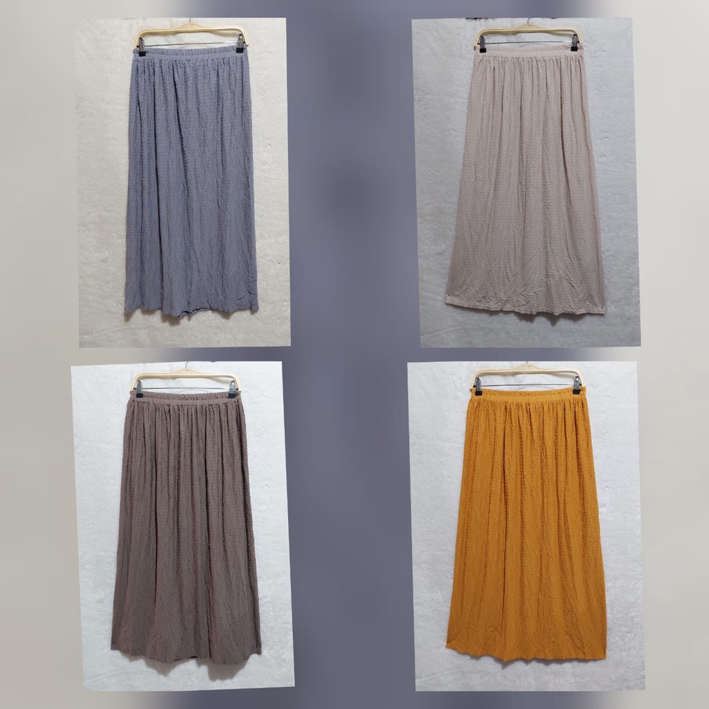 [ NEW D-127 ] Rok Plisket Semok/ Rok Muslim Terbaru/ Heyget Premium