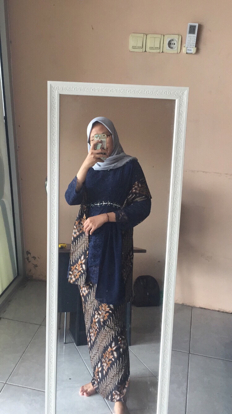 Maura Couple - Sania Ruffle Batik Couple Ori Ndoro Jowi Dnt Garansi Termurah Shopee - Payet Navy