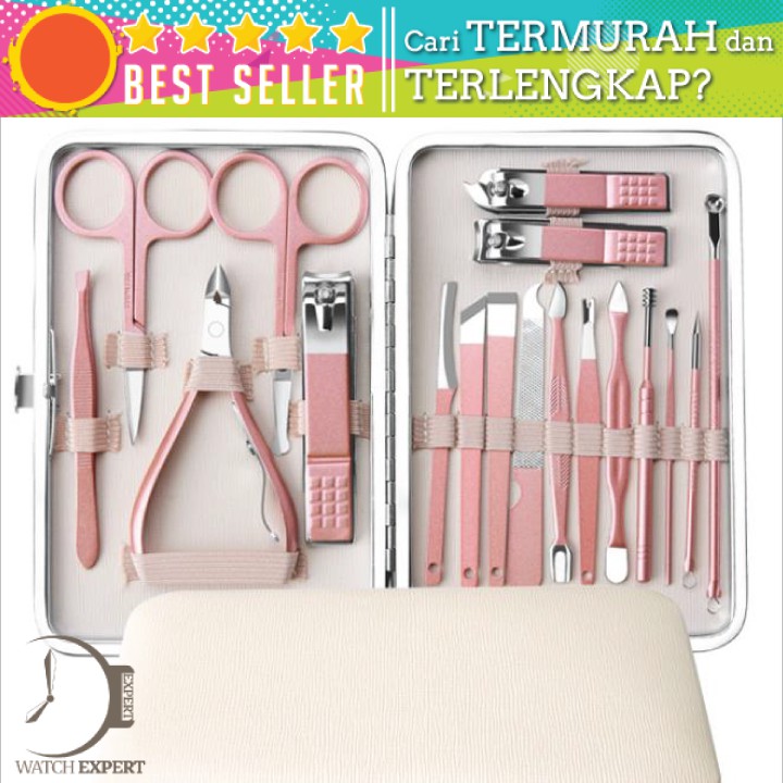 Bisa COD Set Gunting Kuku Manicure Pedicure Nail Art 18 PCS - Biutte.co ZJQ-18