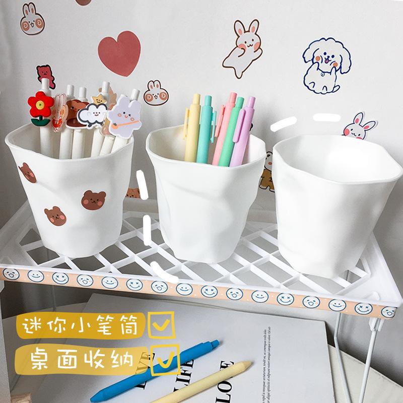 

(FREE STIKER) Tempat Pulpen Pensil Organizer Stationery Irregular Aesthetic Box Pen Holder