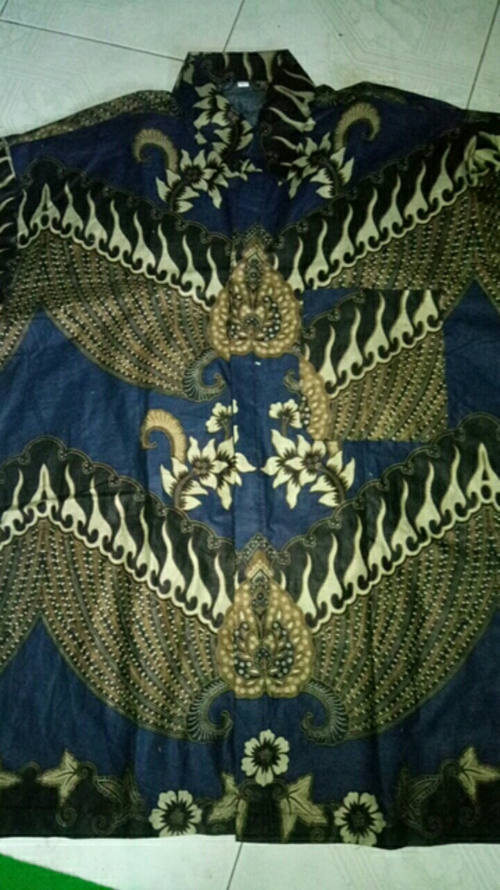 Kemeja Batik Kerja Big Size Jumbo Size Reguler Fit Casual Kantoran