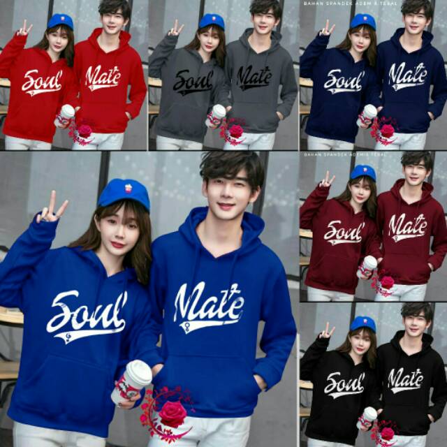 Couple soulmate/sweater pasangan / atasan kembar