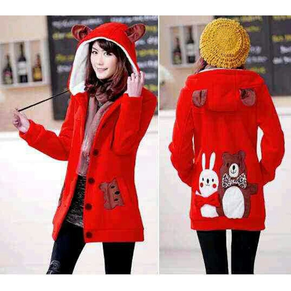 G Jaket Funny Jaket Wanita Model Terbaru Karakter Beruang Bear G Jaket Funny Jaket Wanita Model Terbaru Karakter Beruang Bear