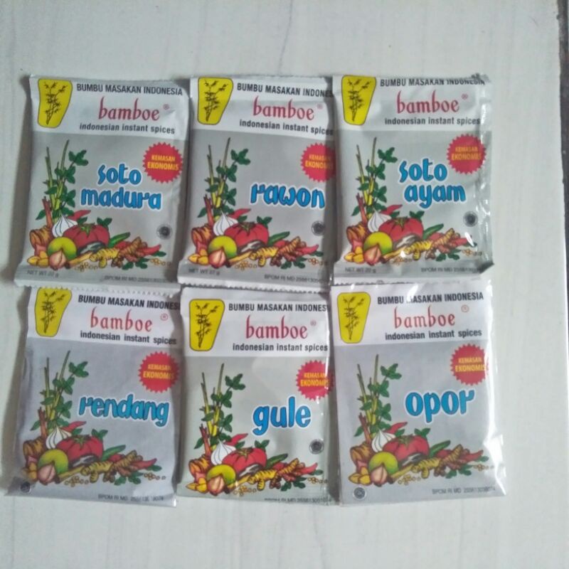 

Bumbu Masakan Indonesia BAMBOE Kemasan ekonomis