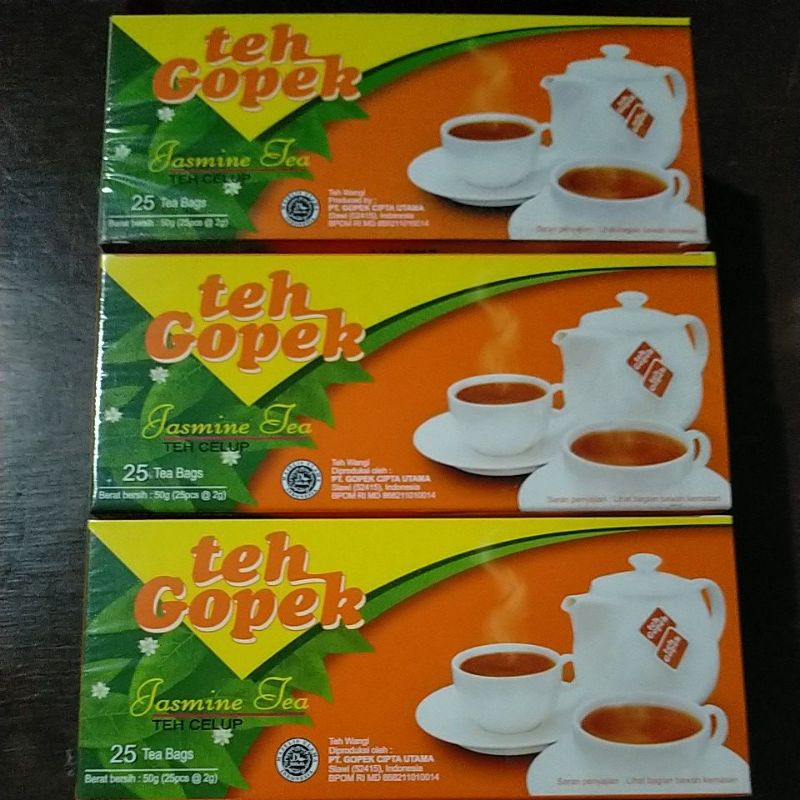 

Teh Gopek celup 25pcs Teh melati