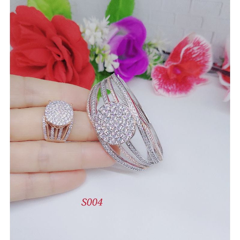 Gelang&amp;Cincin set Kombinasi S003.004