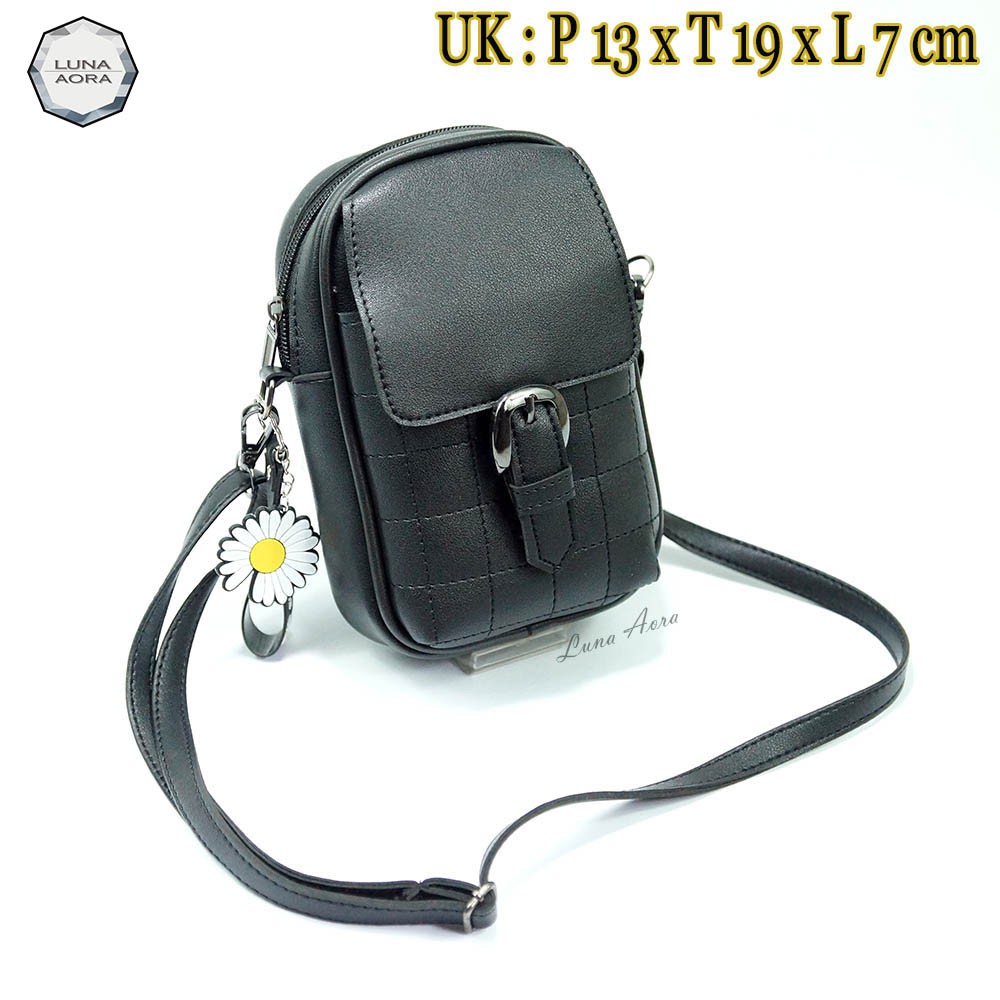 Luna Aura Tas Selempang Pouch Hp Wanita Gesper Nekkel 2540 Slingbag wanita OOTD Tas wanita Terlaris