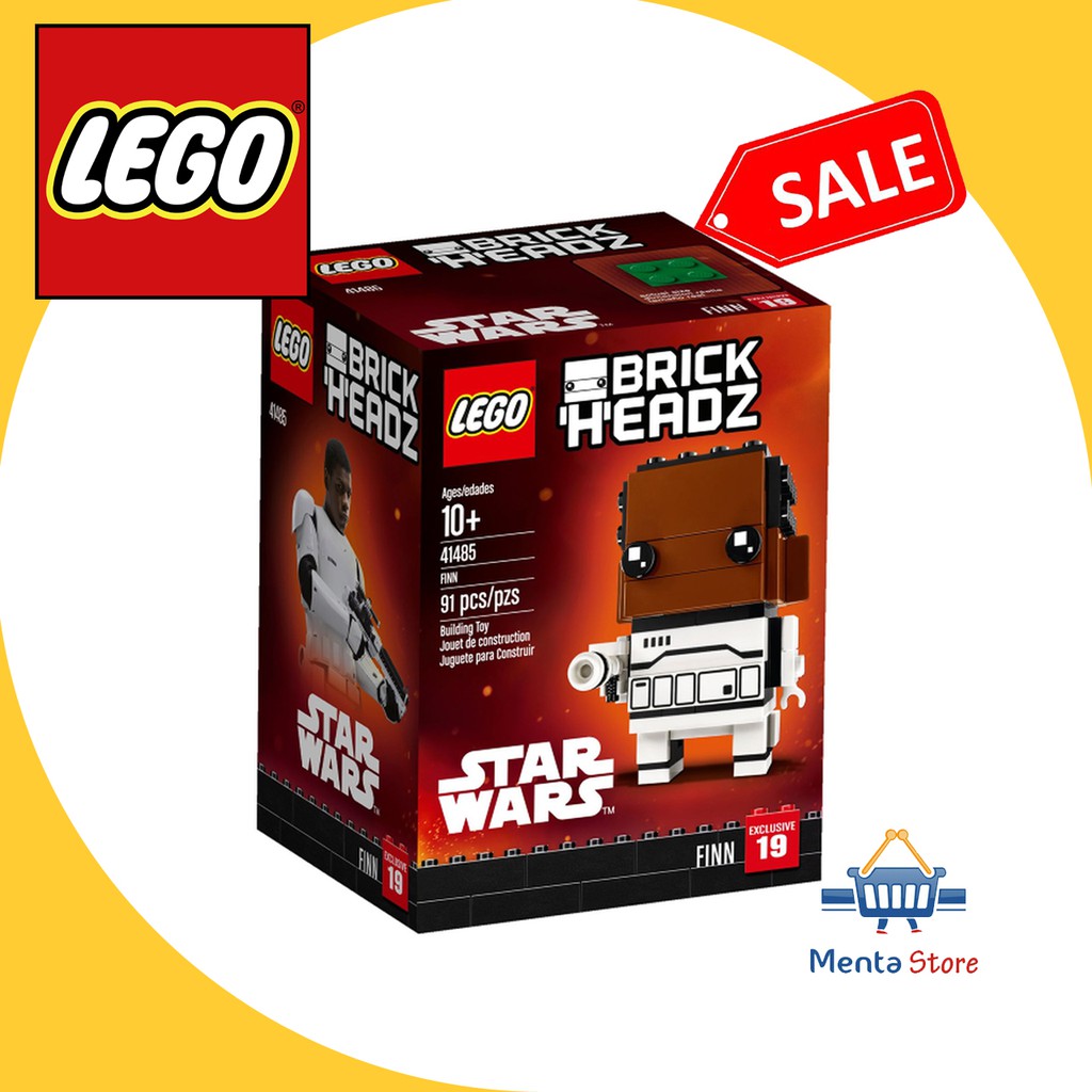 LEGO Brickheadz 41485 Finn Disney Star Wars Mainan Anak Movie Bricks