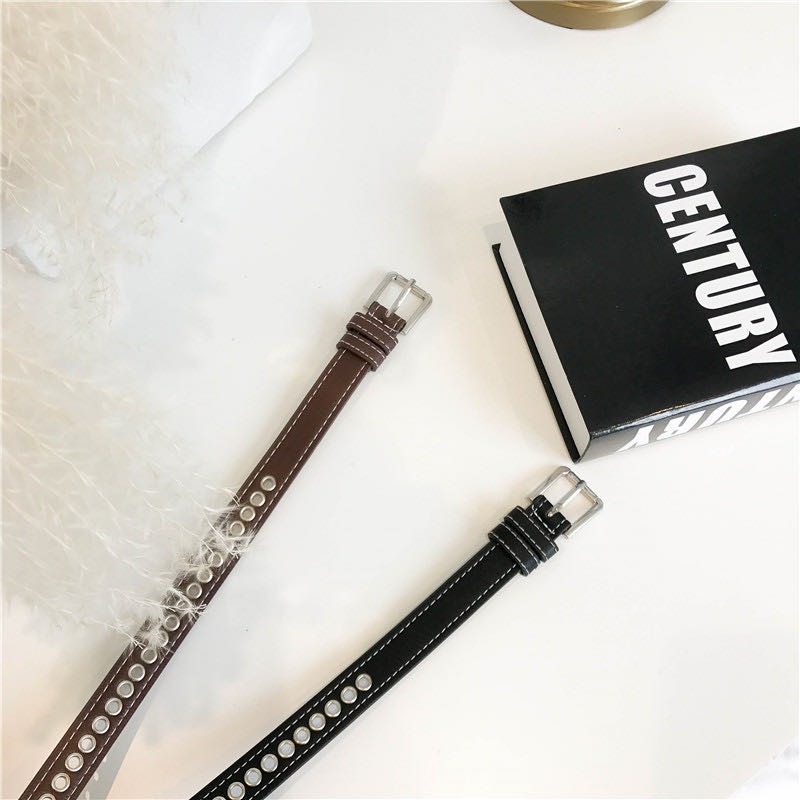 Ikat Pinggang Kulit Pu Lembut Casual Untuk Wanita/ Ikat Pinggang Casual Wanita PU Fashion Wanita