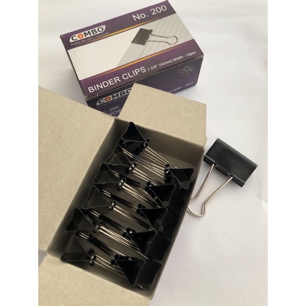 

[PCS] PENJEPIT KERTAS NO. 200 1 5/8” 41 MM , PENJEPIT KERTAS COMBO , PAPER CLIP