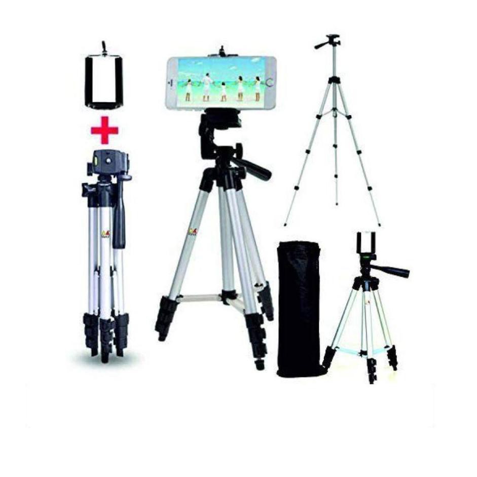 Tripod 1 meter Weifeng 3110 dan Kamera Universal + Free Holder U dan Dudukan Kamera