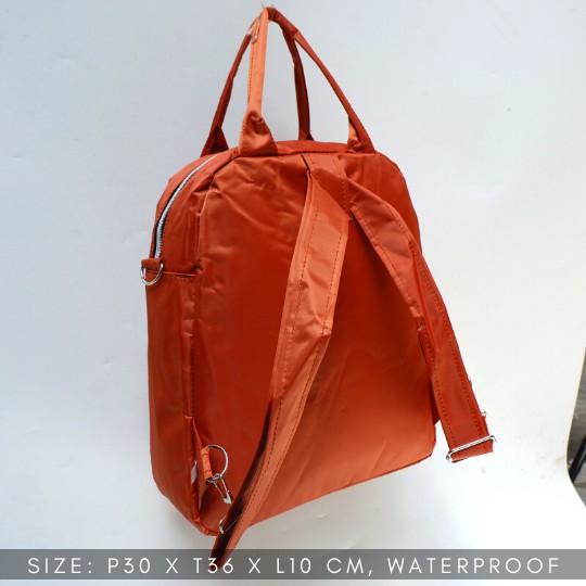 Tas Ransel 3 in 1, Ada 2 Tali Bisa Ransel Bisa Slempang Muat Leptop 14 in, Cocok Buat Kerja tas punggung parasut anti air