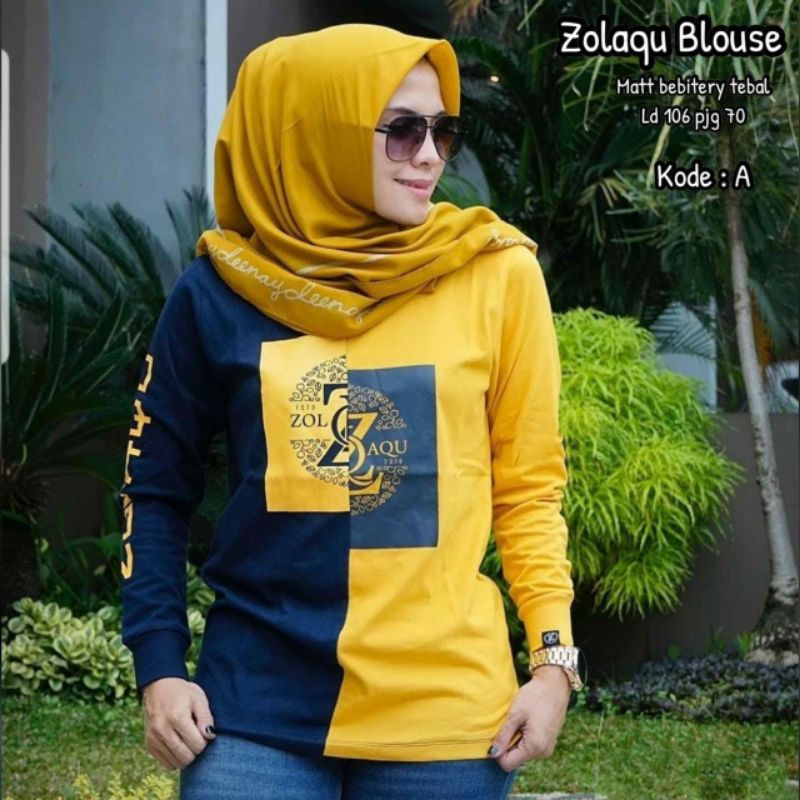 ZOLAQU BLOUSE / KAOS ZOLAQU