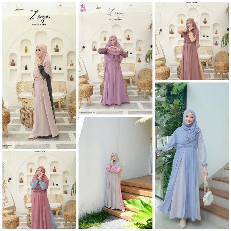 READY Zoya dress by Adzkia hijab