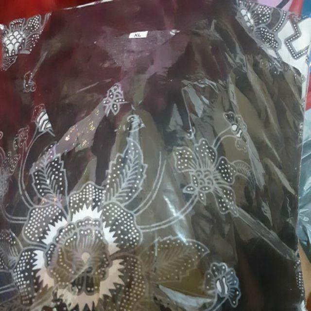 Bswart Batik Hrb026 Kenongo Hem Pendek Anjani Biru Pekalongan M L Xl Batik Pria Murah Modern Grosir