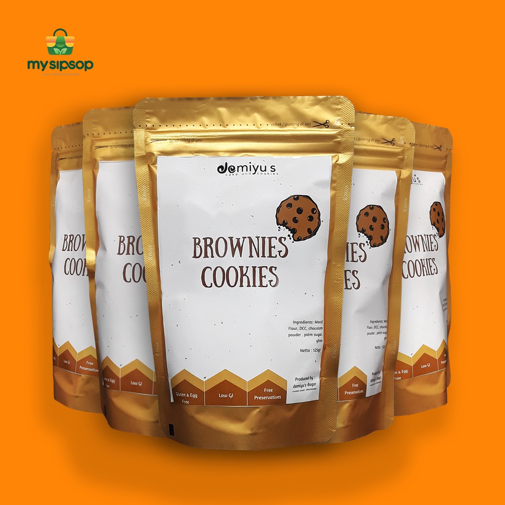 

Brownies Cookies ( Gluten Free ) Cemilan Sehat 100gr Makanan Diet