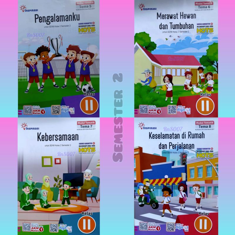 Inspirasi Tematik Kelas 2 SD/MI Semester 2 "WMG"