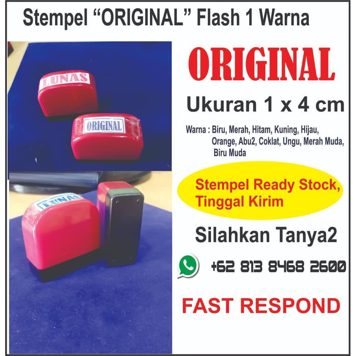 

Stempel Original Flash 1 Warna