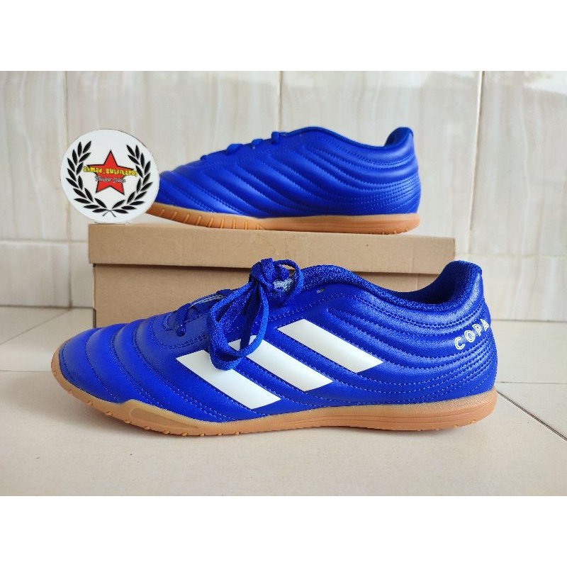 Sepatu Futsal Adidas Copa 20.4 In Blue Original