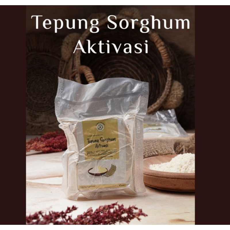 

250 gr tepung sorgum / ikarie organic tepung sorgum aktivasi/ tepung sorghum