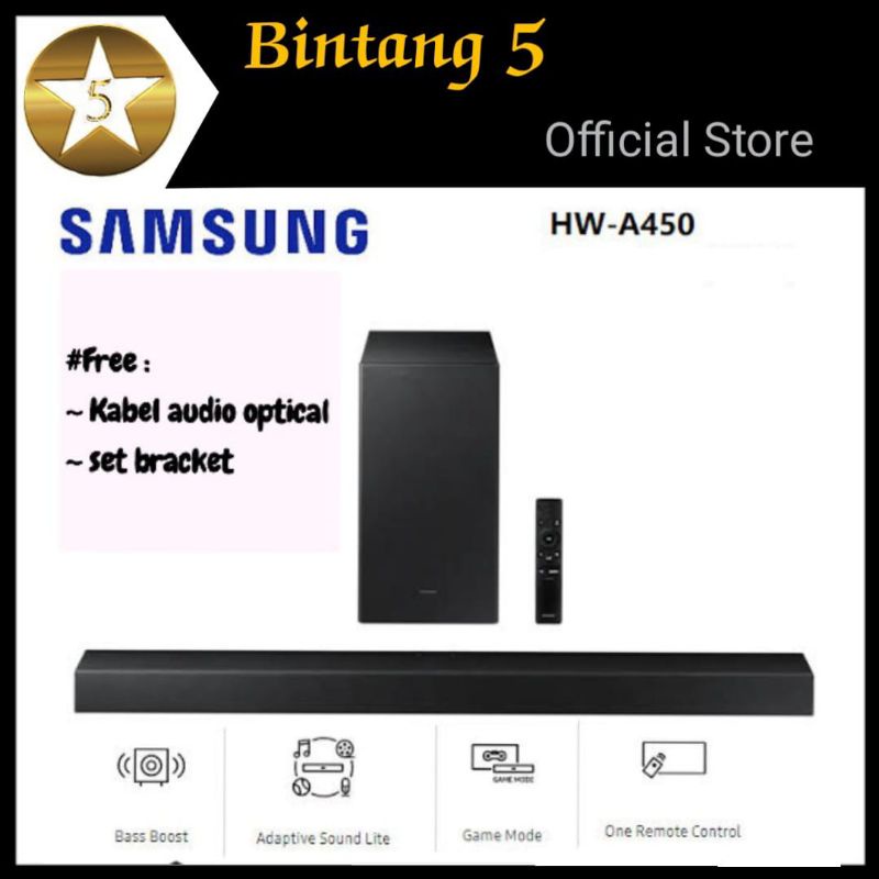 SOUNDBAR SAMSUNG HWA450 speaker soundbar samsung hw-a450 speaker subwoofer wireless speaker