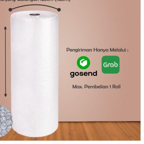 

❀ Bubble Wrap Roll Tebal Hitam Bening Putih Surabaya Murah Tebal 2kg - Putih ➻
