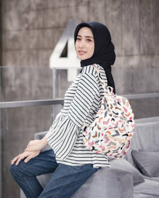 RANSEL SERUT BUMERANG // taskanvasbdg - tas kanvas ransel - tas ransel wanita - tas wanita