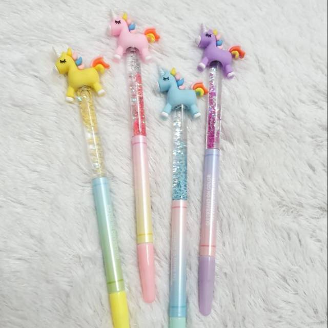 

Pulpen Gel Unicorn Glitter