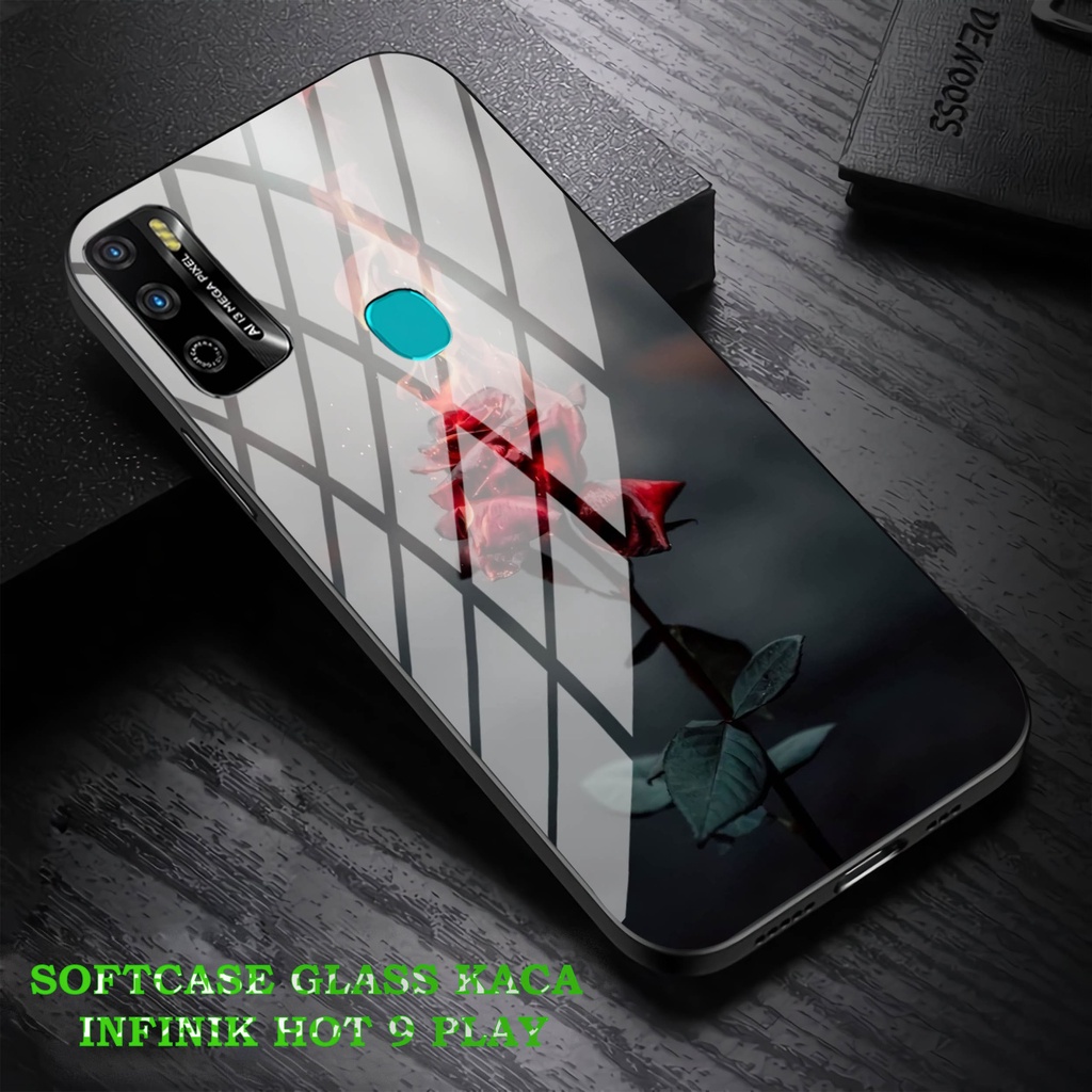 Softcase Glass Kaca Infinik Hot 9 Play - Case Hp Pelindung Handphone Infinik Hot 9 Play [ A51]