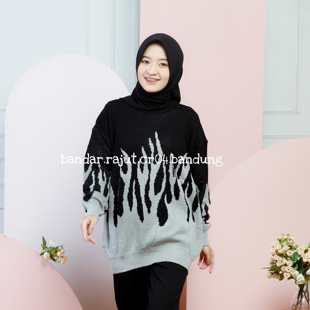 SWEATER MOTIF API/BRANDED 7 GATE