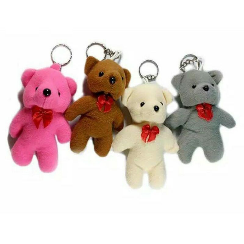 Gantungan Tas Aksesoris Boneka Bear Gantungan Kunci Ganci Beruang Hampers Souvenir Lucu