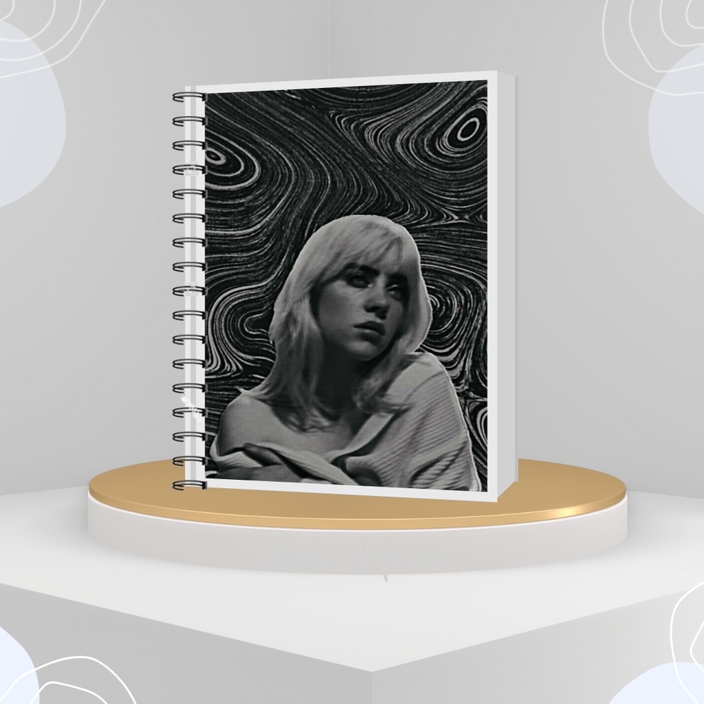 

NOTEBOOK BUKU CATATAN JURNAL AGENDA KAWAT SPRIRAL SERIES BILLIE EILISH 50 LEMBAR