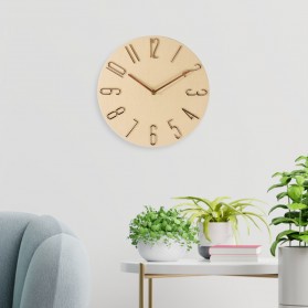 RW Jam Dinding Quartz Creative Design Model Klasik Beige jam dinding tempel antik megah jumbo