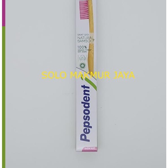 ❅ Pepsodent Sikat Gigi Natural Bamboo Bambu - Extra Soft ⅎ