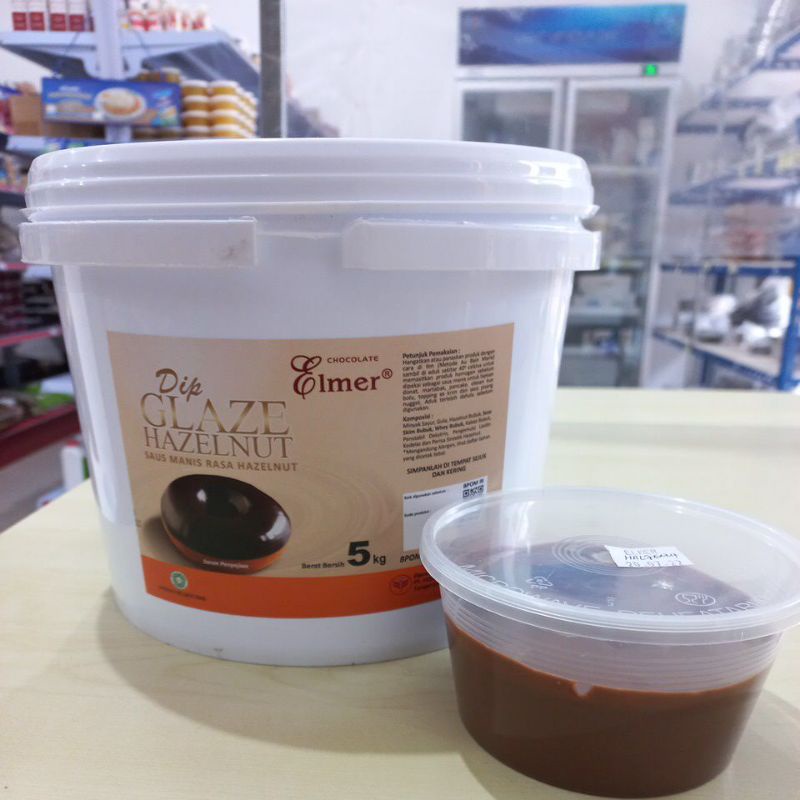 

Elmer glaze halzenut 250gr , repack asli dari 5kg