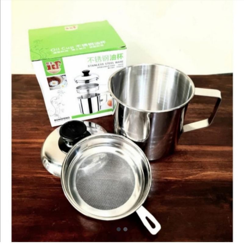 

oil pot stainless steel 1ltr