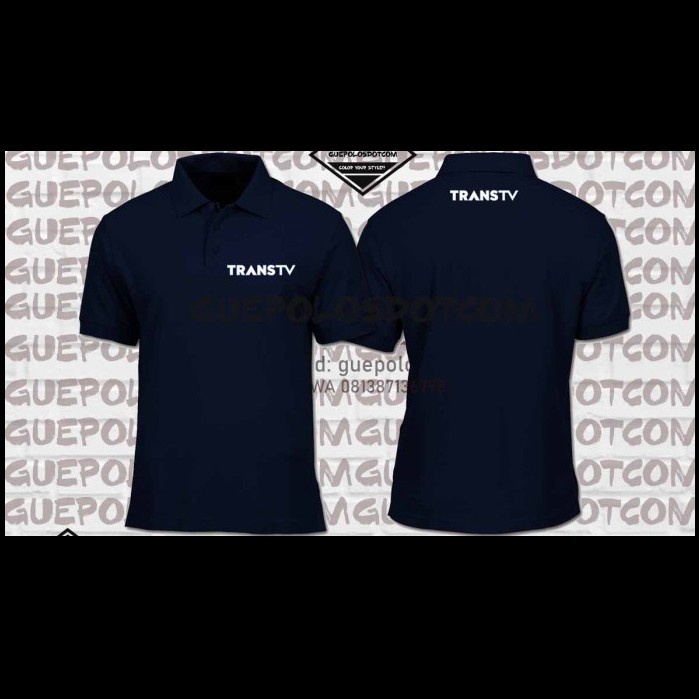 KAOS POLO BAJU PRIA WANITA TRANS TV TRANSTV / DISTRO / COD