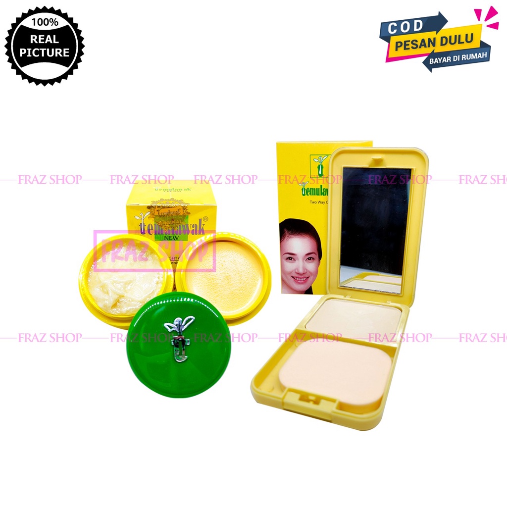 Paket 2in1 Temulawak (Cream Siang Dan Malam- Bedak Temulawak)