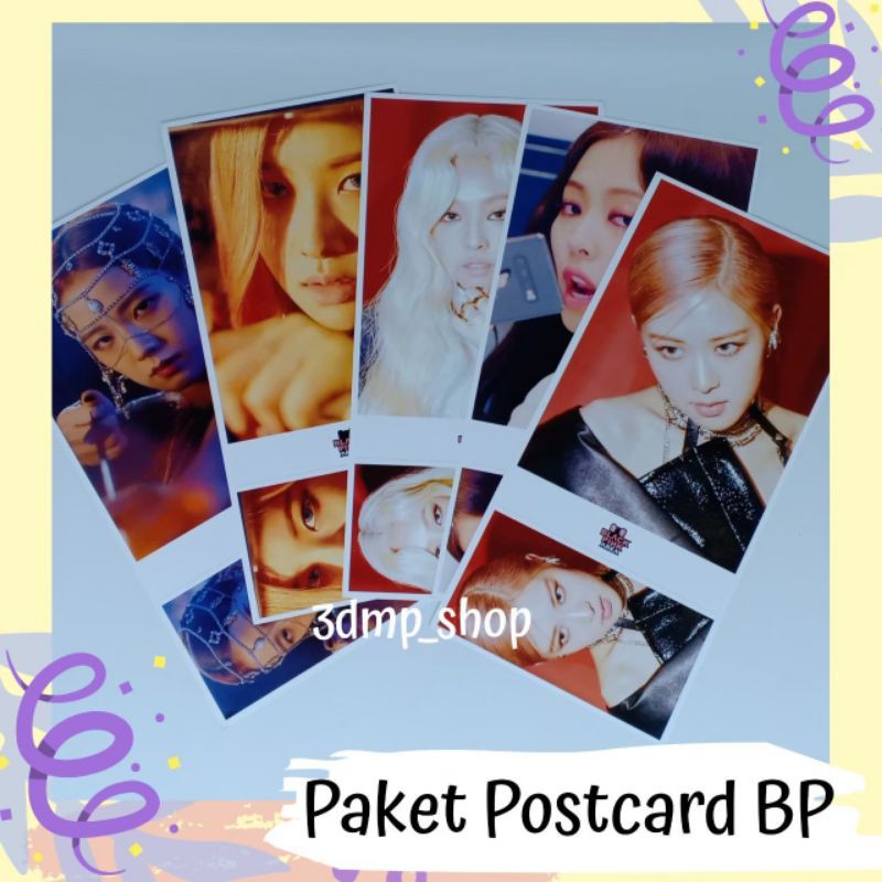 Paket Postcard Stiker Blackpink Kill This Love