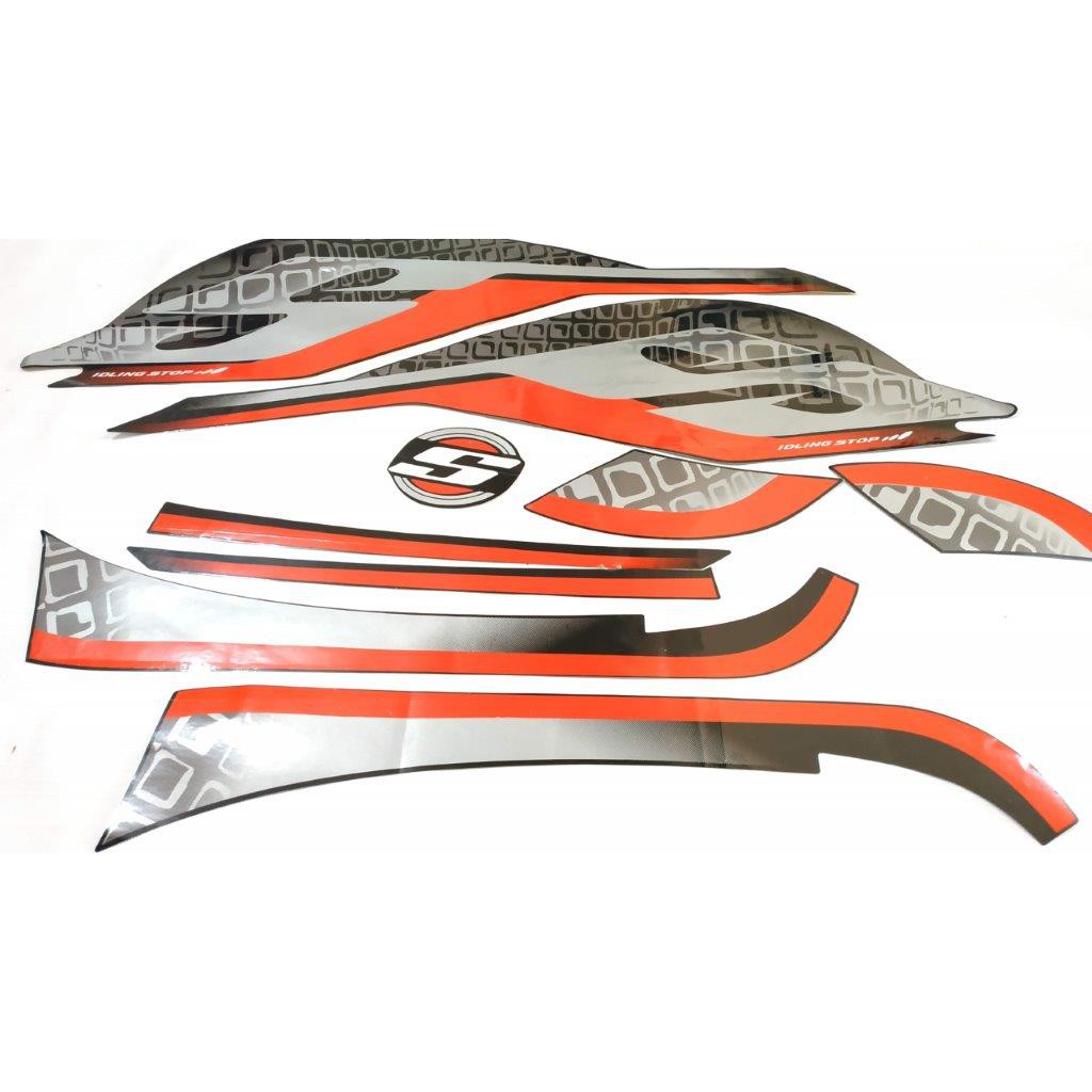STIKER STRIPING SCOOPY 2019 HITAM