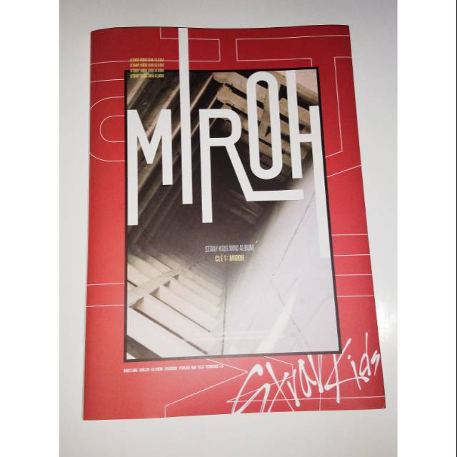 STRAYKIDS CLE 1 MIROH | ALBUM ONLY VER. LIMITED (page hyunjin+woojin+seungmin)