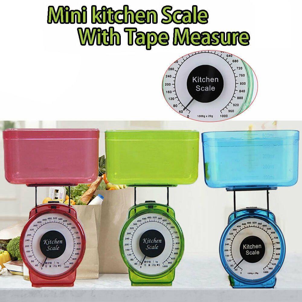 [Elegan] Timbangan Dapur Mini Dial Plastik Makanan Diet Masak Alat Ukur Mekanik