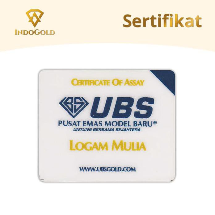 Emas UBS 10 Gram Logam Mulia,Garansi Uang Kembali Include Sertifikat.