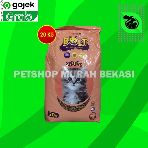 GOSEND Bolt Kitten Makanan anak Kucing Kering Dry Cat Food 20 KG