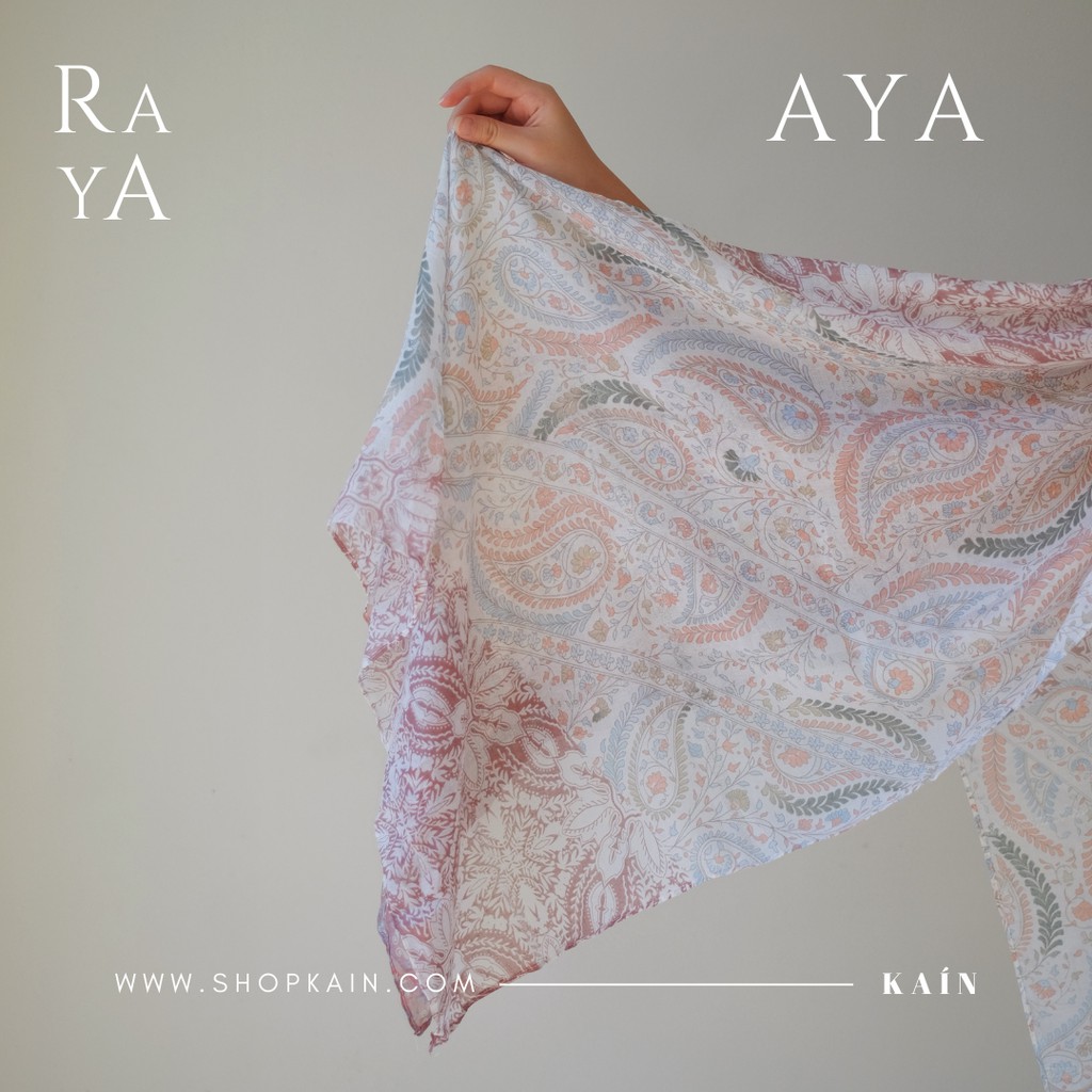 SHOPKAIN Aya Shawl (No Tassels) - The Raya Edit