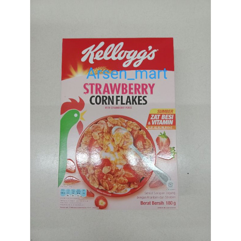 

kelloggs stawberry corn flakes 180gr