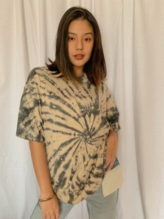  Kaos  Tie  dye  Dark base with Spiral 5 pilihan warna  