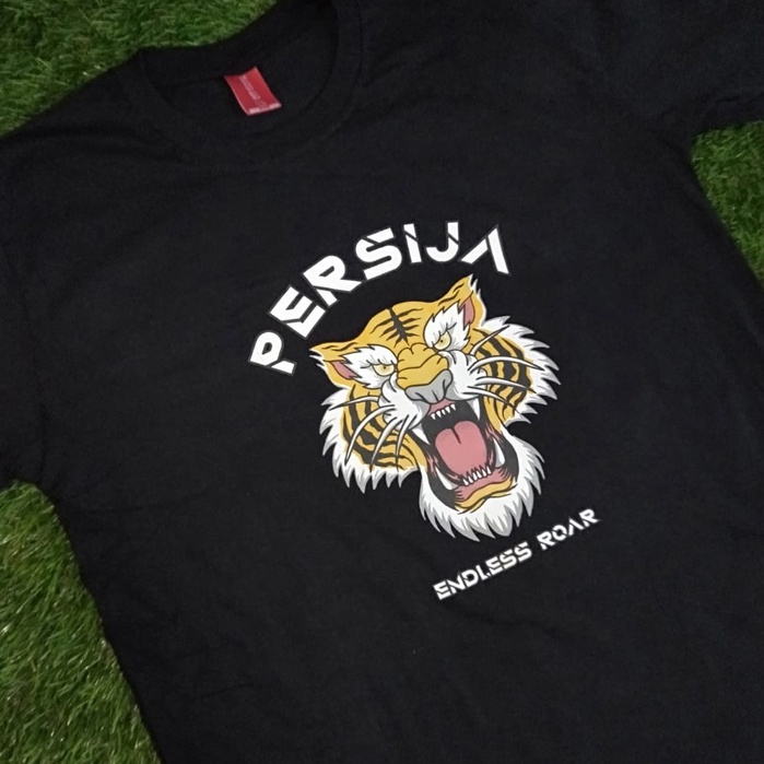 KAOS PERSIJA JAKARTA DISTRO ORIGINAL CASUAL KAOS JAKMANIA PERSIJA JAKARTA GARIS KERAS KAOS BOLA DEWA