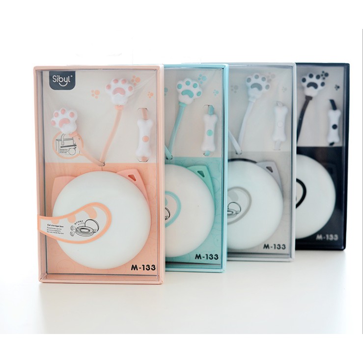 [M-133] Headset Earphone Karakter CAT PAW / KAKI KUCING / Earphone Bentuk TAPAK KAKI KUCING CAT CLAW